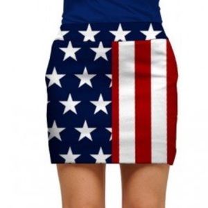 Loudmouth Patriotic Stars and Stripes Skort
